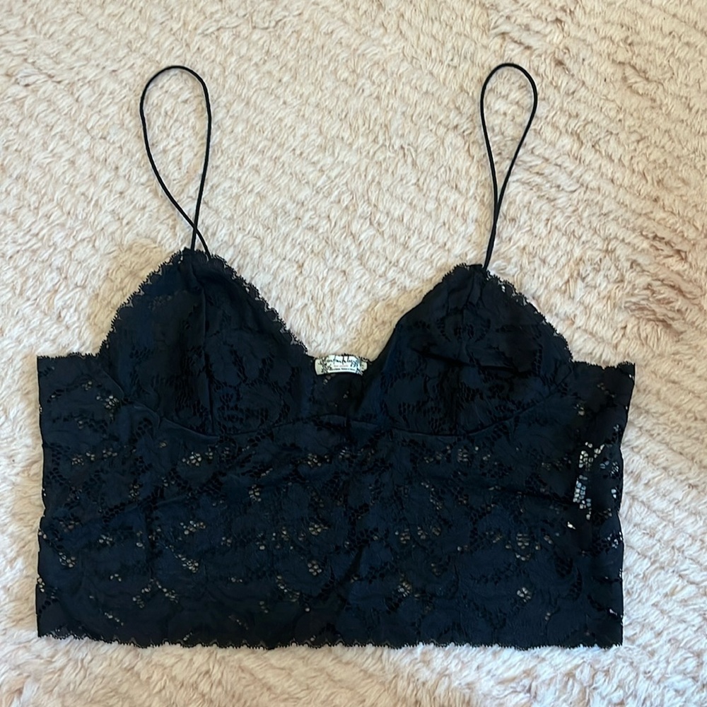 Lacy strappy top